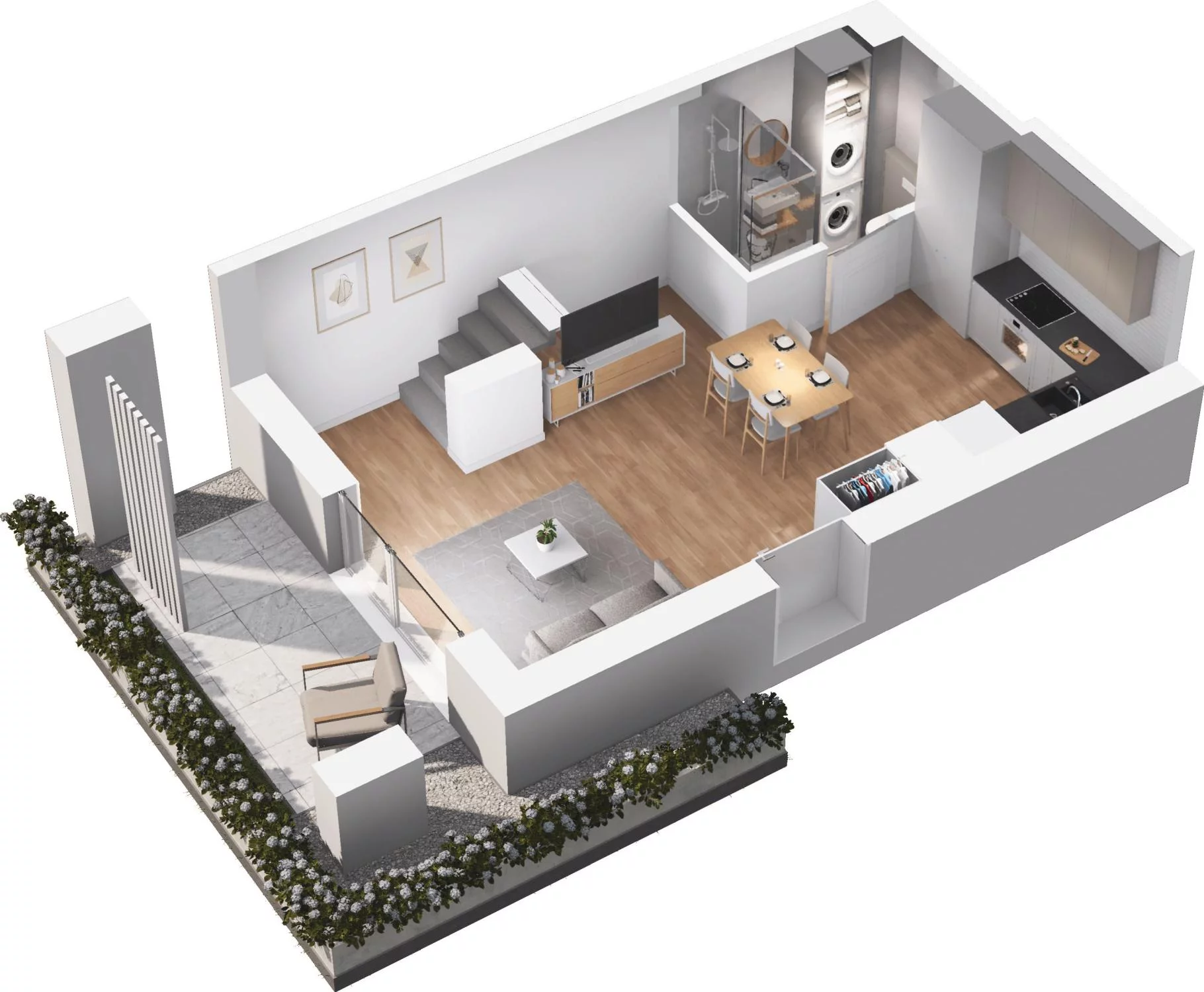 2 pokoje, apartament 63,79 m², parter, oferta nr 5.09, Pino Resort, Gdańsk, Wyspa Sobieszewska, Sobieszewo, ul. Turystyczna 90