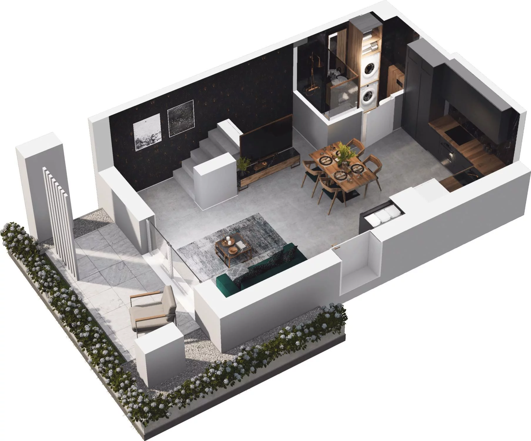 2 pokoje, apartament 63,79 m², parter, oferta nr 5.09, Pino Resort, Gdańsk, Wyspa Sobieszewska, Sobieszewo, ul. Turystyczna 90