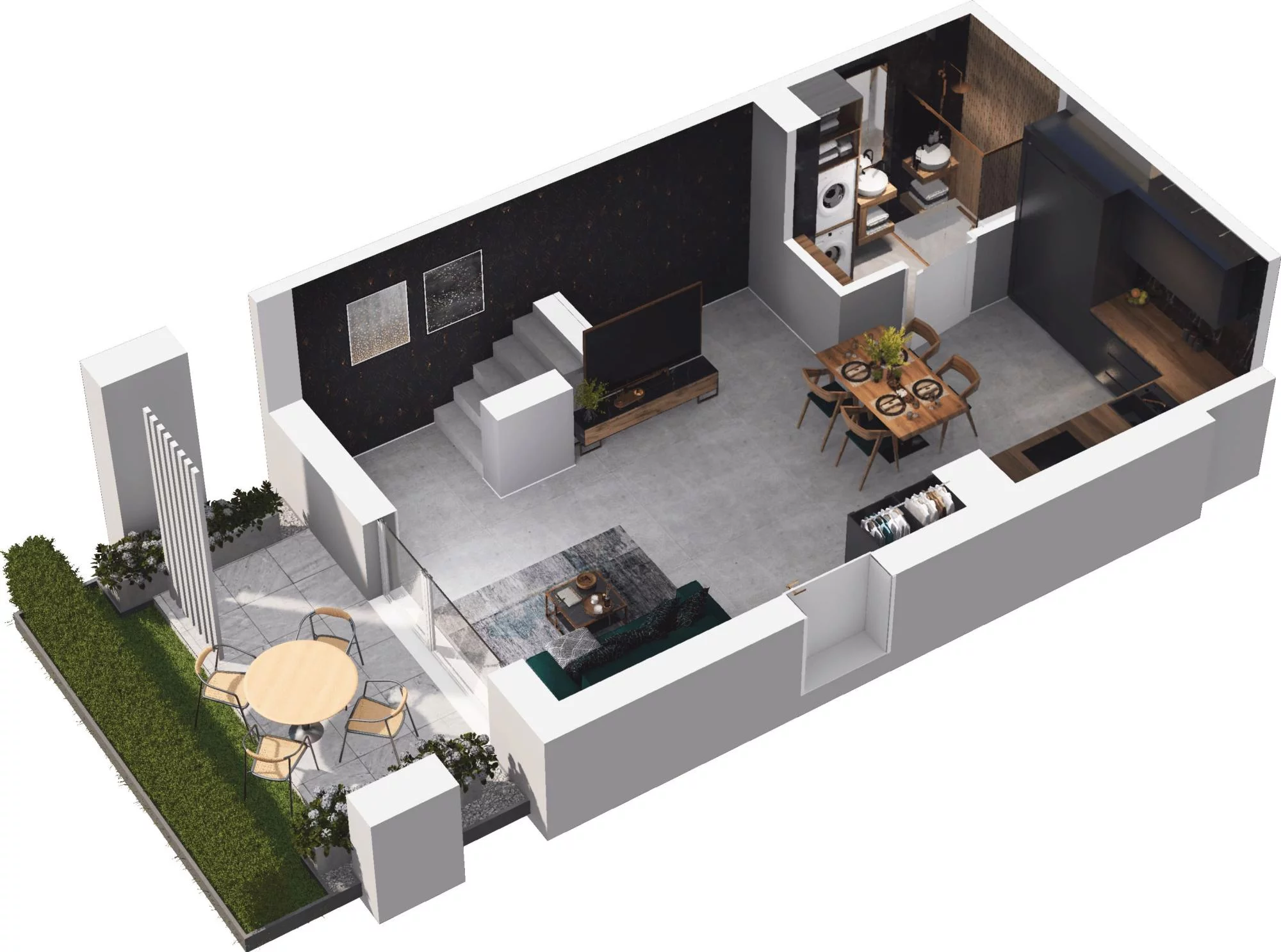 2 pokoje, apartament 69,80 m², parter, oferta nr 5.10, Pino Resort, Gdańsk, Wyspa Sobieszewska, Sobieszewo, ul. Turystyczna 90