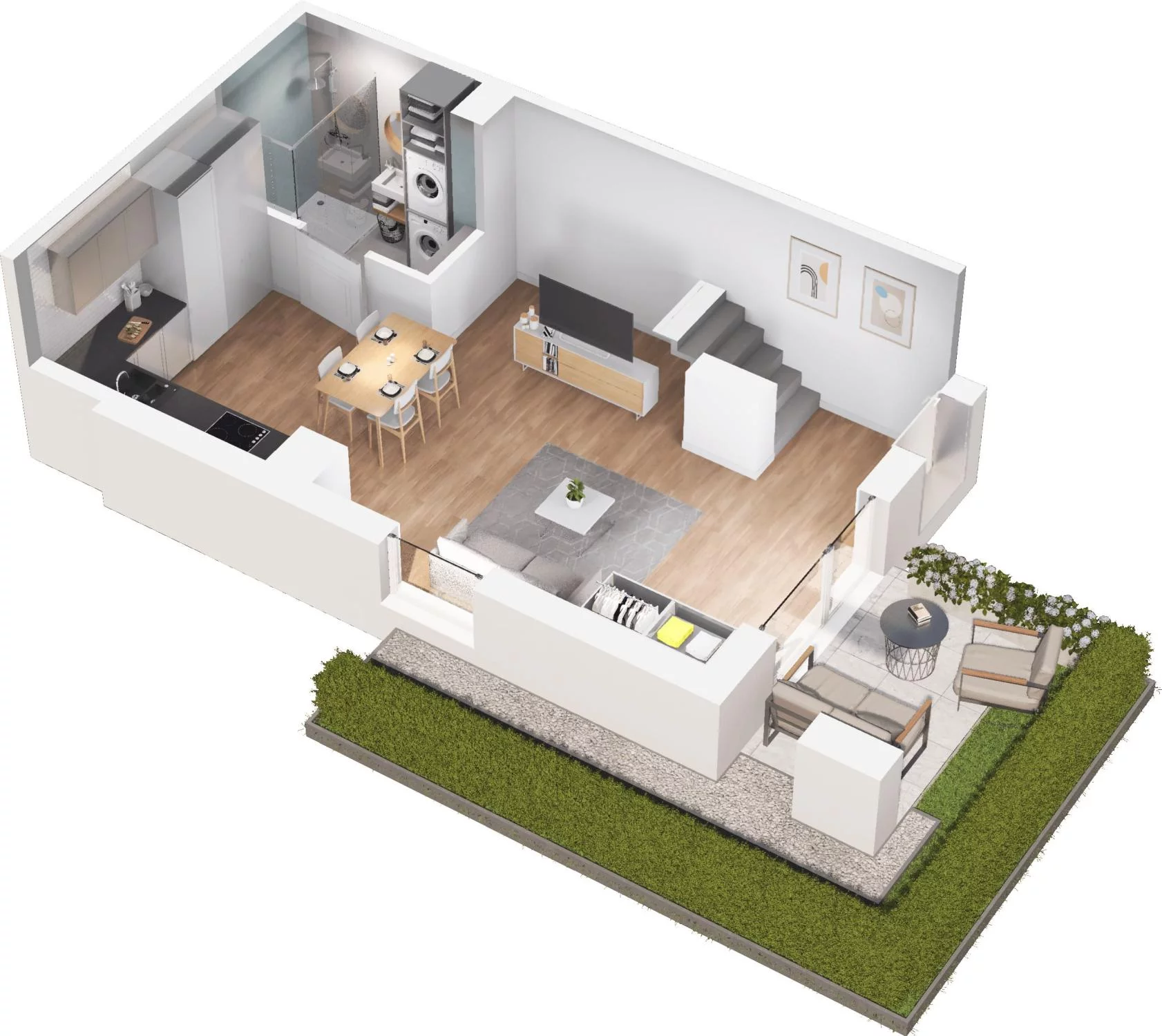 2 pokoje, apartament 69,44 m², parter, oferta nr 5.13, Pino Resort, Gdańsk, Wyspa Sobieszewska, Sobieszewo, ul. Turystyczna 90