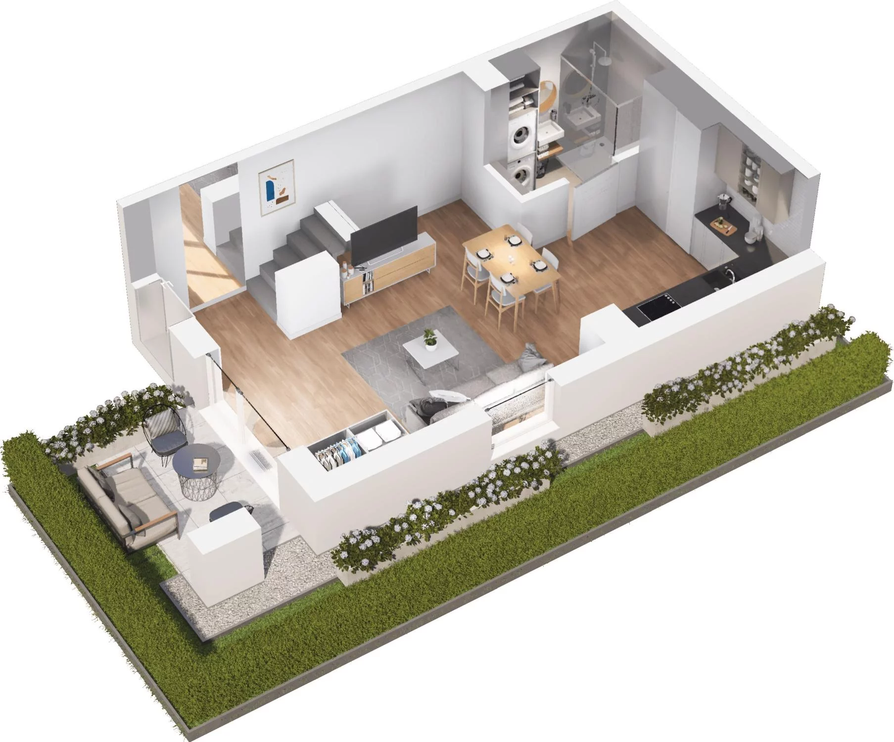 2 pokoje, apartament 69,28 m², parter, oferta nr 5.15, Pino Resort, Gdańsk, Wyspa Sobieszewska, Sobieszewo, ul. Turystyczna 90