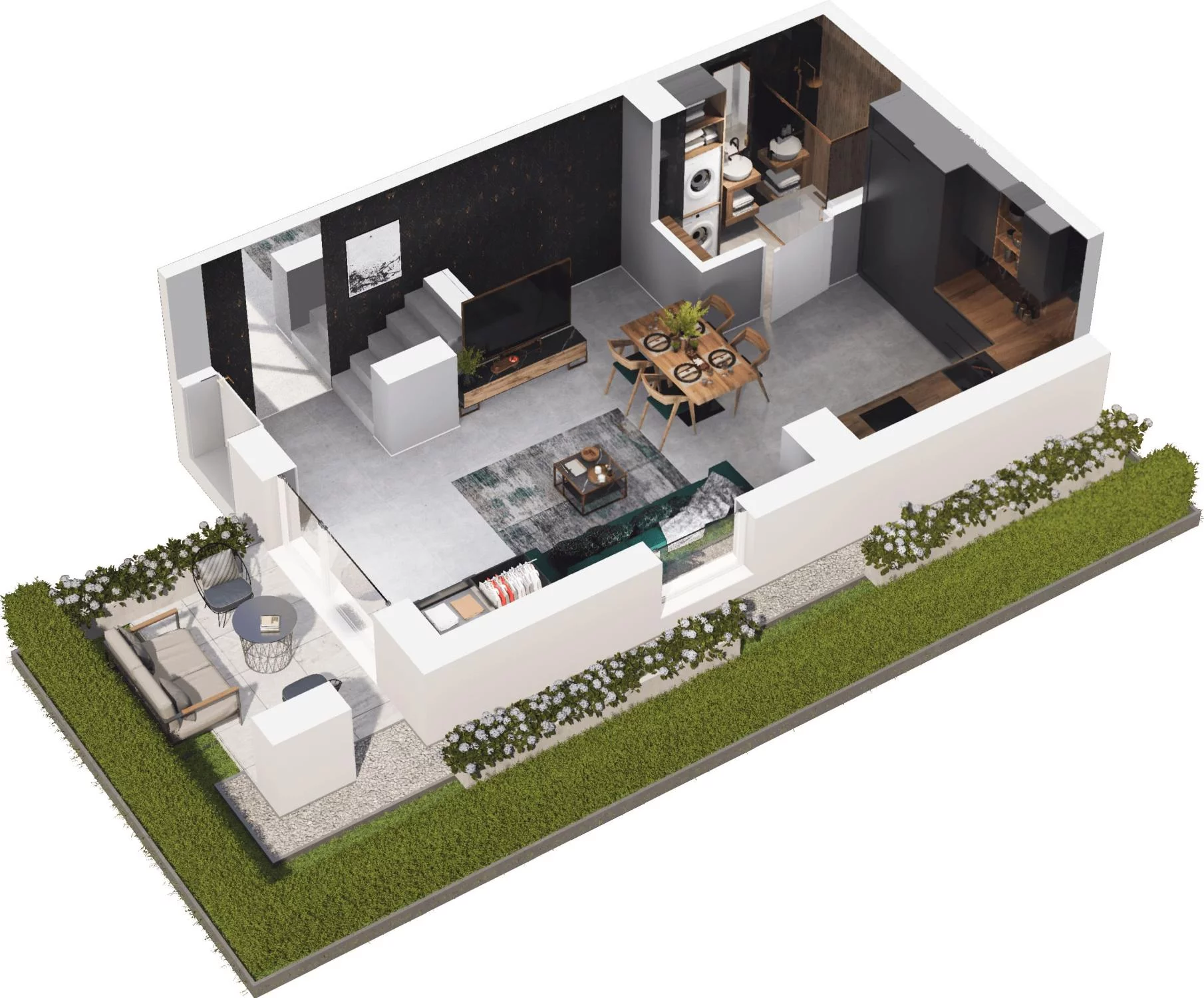 2 pokoje, apartament 69,28 m², parter, oferta nr 5.15, Pino Resort, Gdańsk, Wyspa Sobieszewska, Sobieszewo, ul. Turystyczna 90