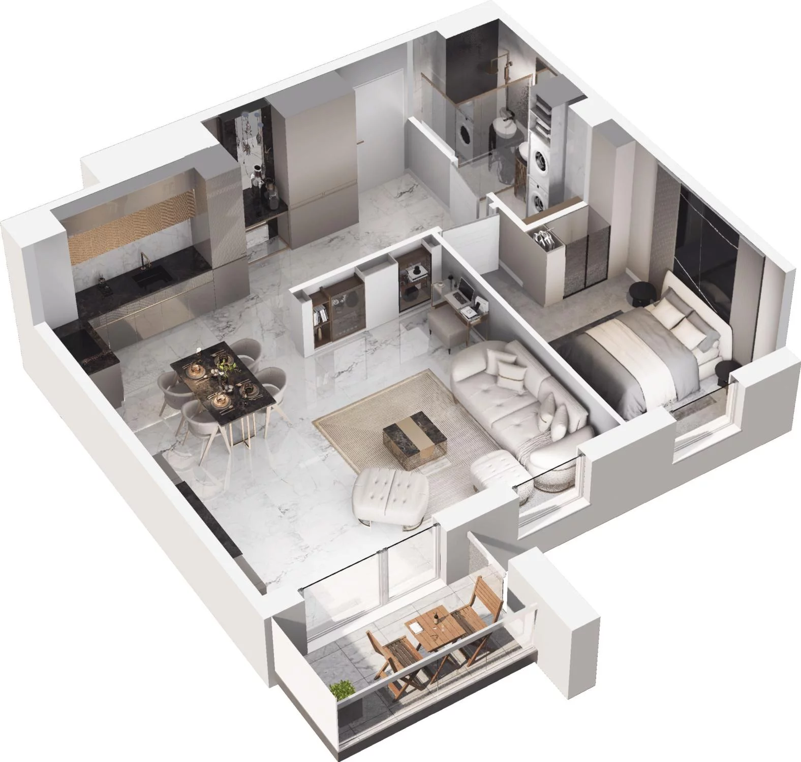 2 pokoje, apartament 57,52 m², piętro 1, oferta nr 6.30, Pino Resort, Gdańsk, Wyspa Sobieszewska, Sobieszewo, ul. Turystyczna 90