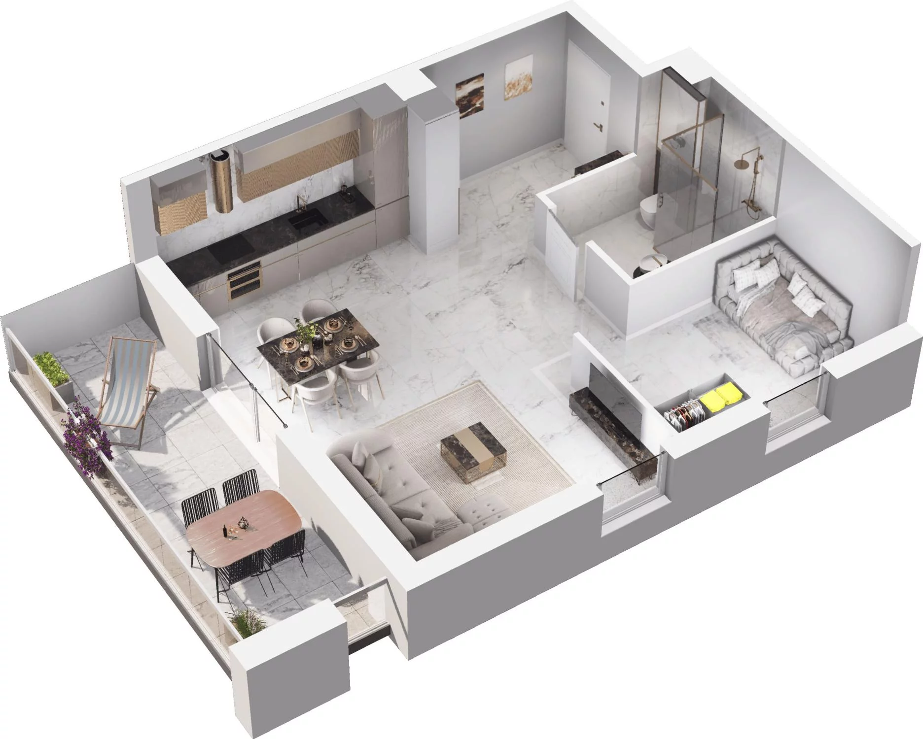 2 pokoje, apartament 52,19 m², piętro 1, oferta nr 6.37, Pino Resort, Gdańsk, Wyspa Sobieszewska, Sobieszewo, ul. Turystyczna 90