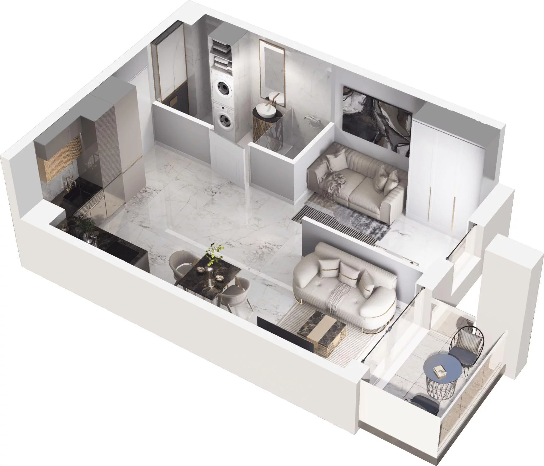 2 pokoje, apartament 37,74 m², piętro 1, oferta nr 6.32, Pino Resort, Gdańsk, Wyspa Sobieszewska, Sobieszewo, ul. Turystyczna 90