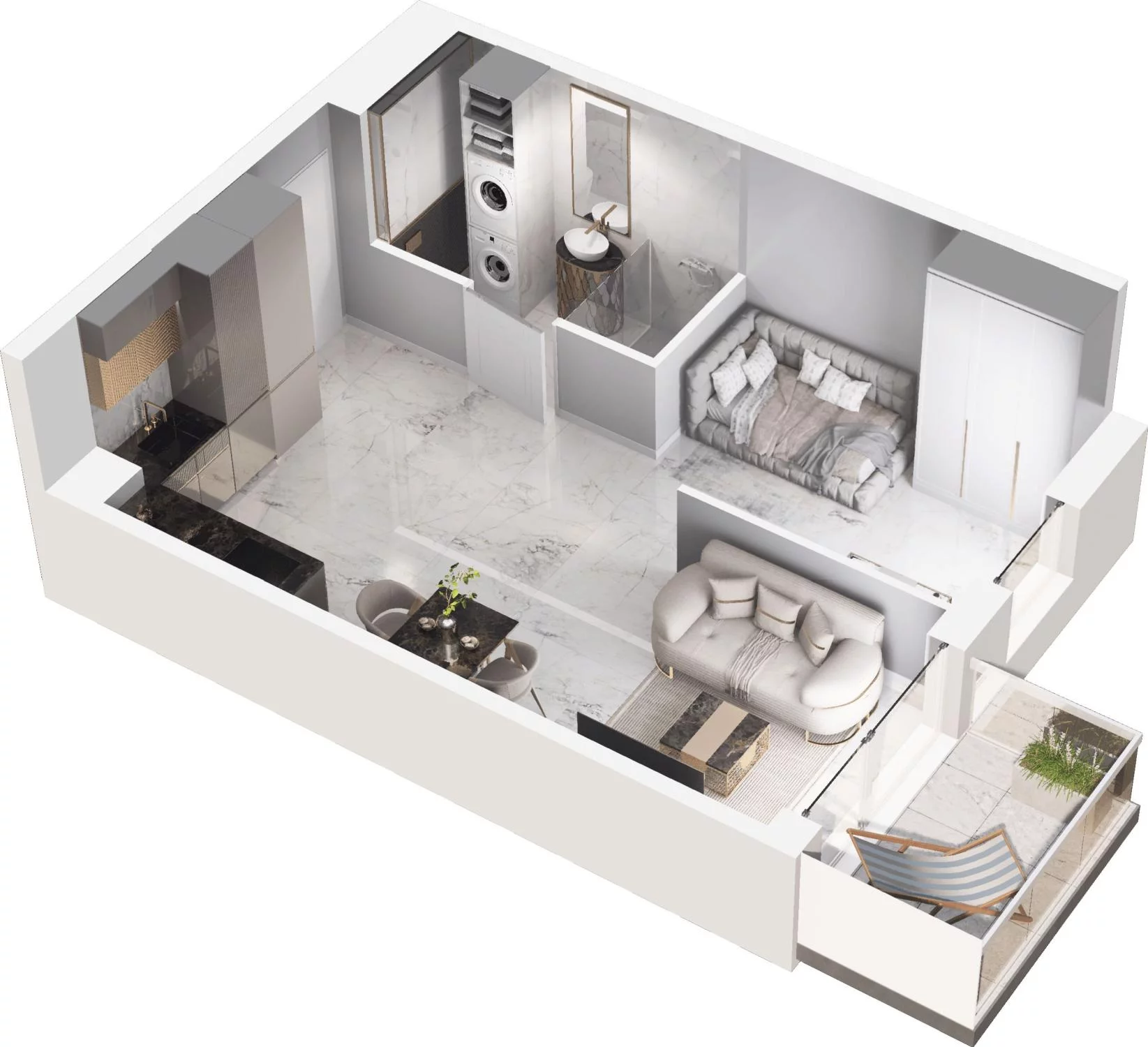 2 pokoje, apartament 37,57 m², piętro 1, oferta nr 6.34, Pino Resort, Gdańsk, Wyspa Sobieszewska, Sobieszewo, ul. Turystyczna 90