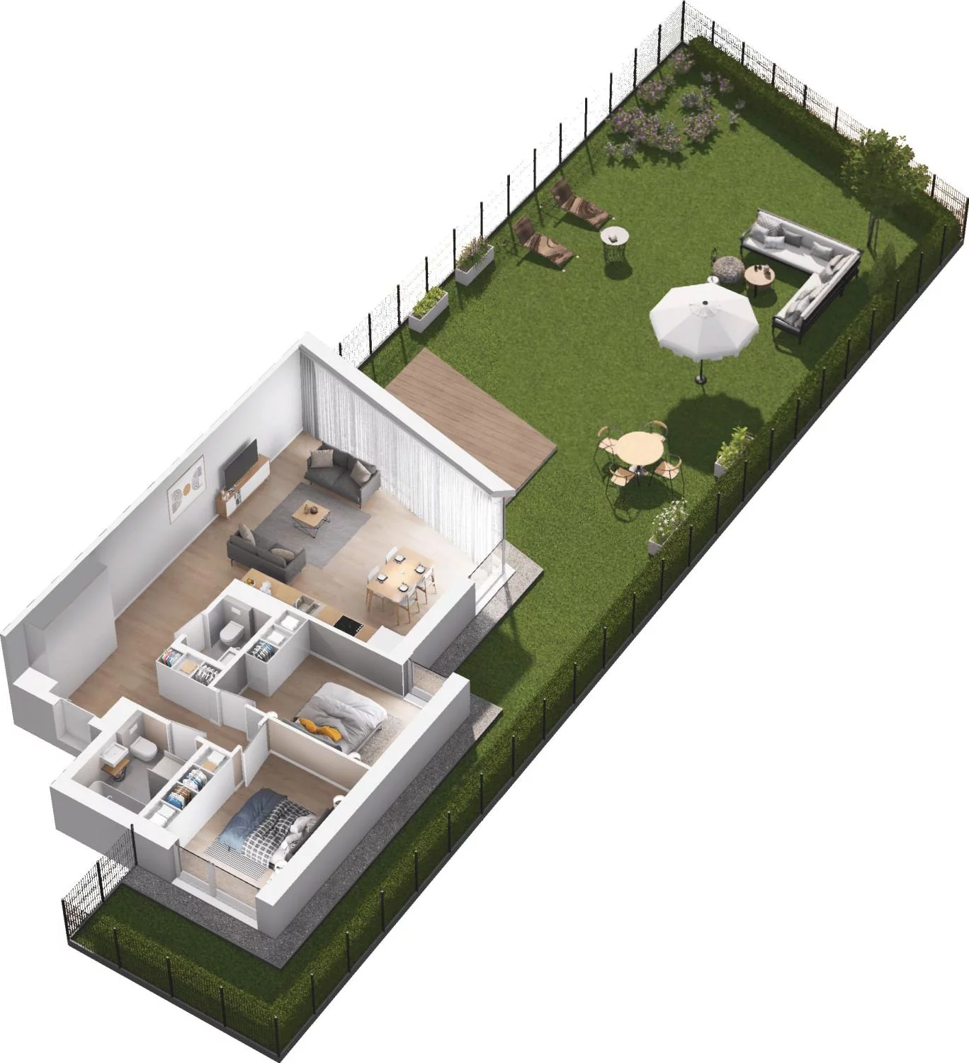 3 pokoje, apartament 78,29 m², parter, oferta nr B15.1, Sol Marina, Wiślinka, ul. Łąkowa