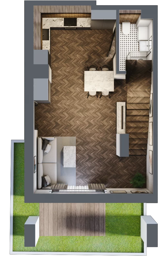 2 pokoje, apartament 63,66 m², parter, oferta nr 5.06, Pino Resort, Gdańsk, Wyspa Sobieszewska, Sobieszewo, ul. Turystyczna 90