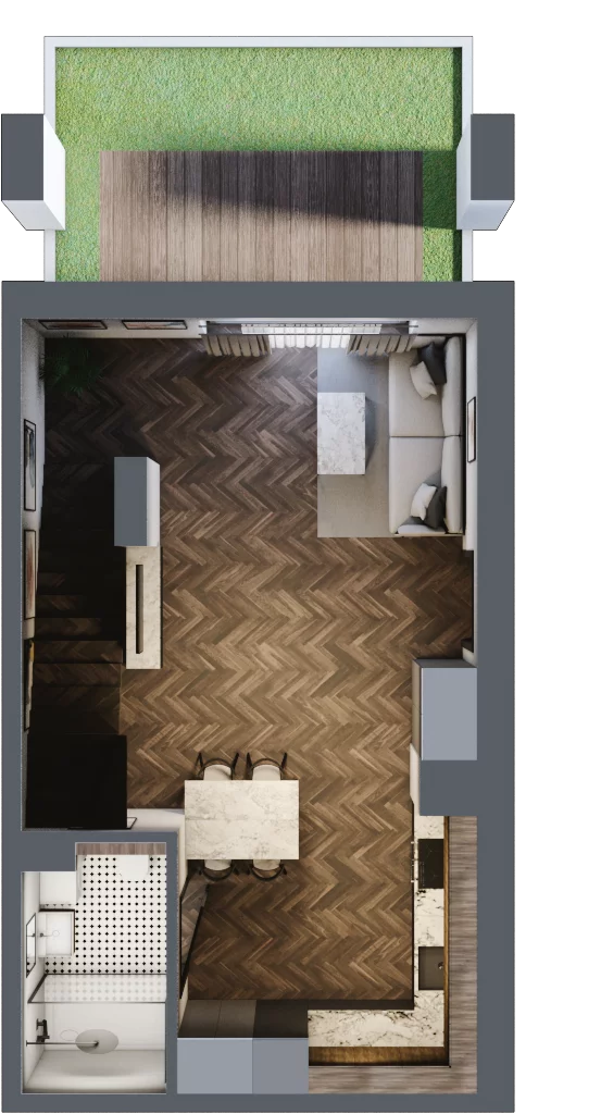 2 pokoje, apartament 69,40 m², parter, oferta nr 5.05, Pino Resort, Gdańsk, Wyspa Sobieszewska, Sobieszewo, ul. Turystyczna 90