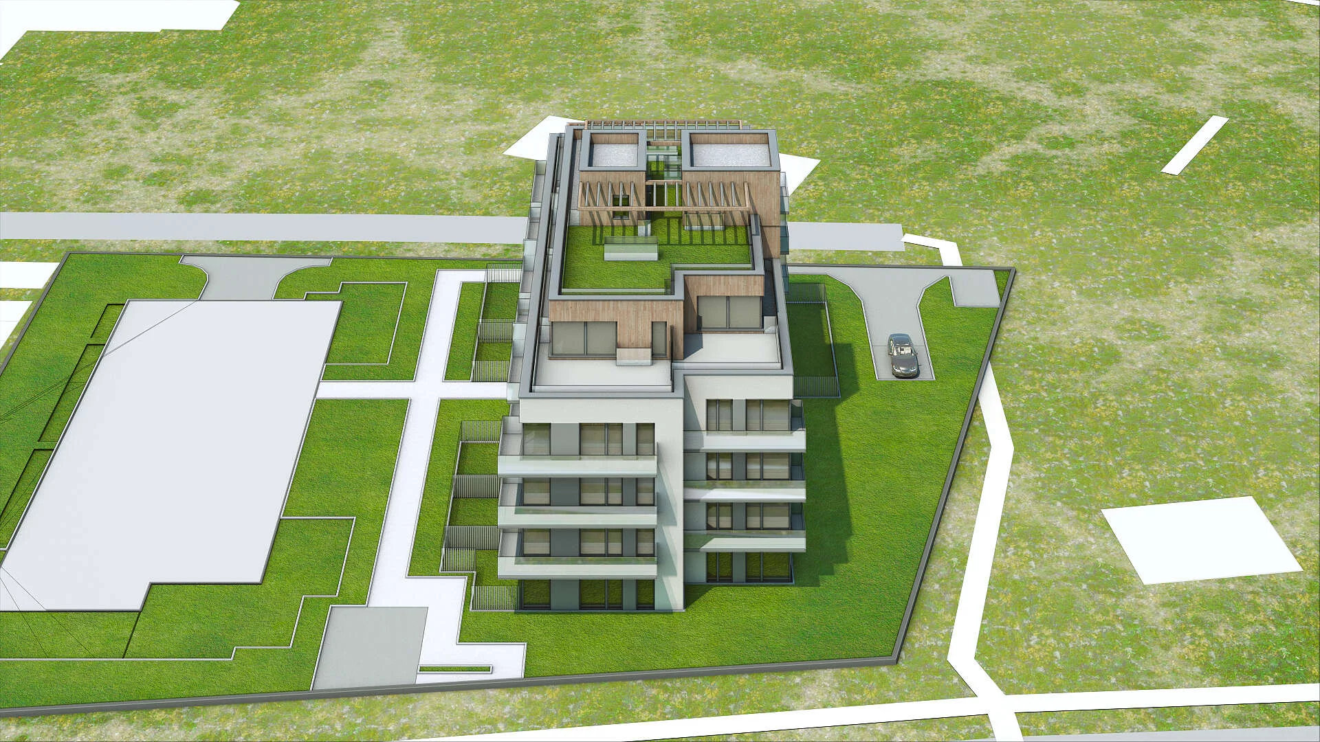 Wirtualna makieta 3D apartamentu inwestycyjnego 36.8 m², A.0.03