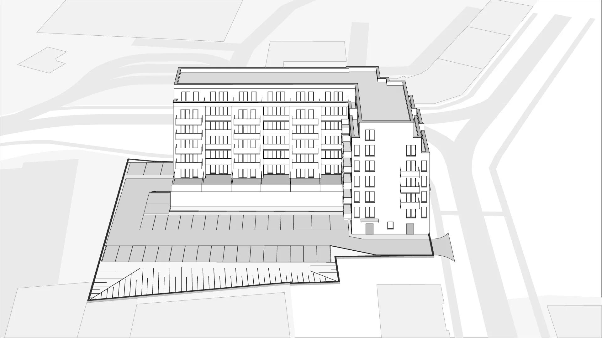 Wirtualna makieta 3D mieszkania 32.54 m², OK-54