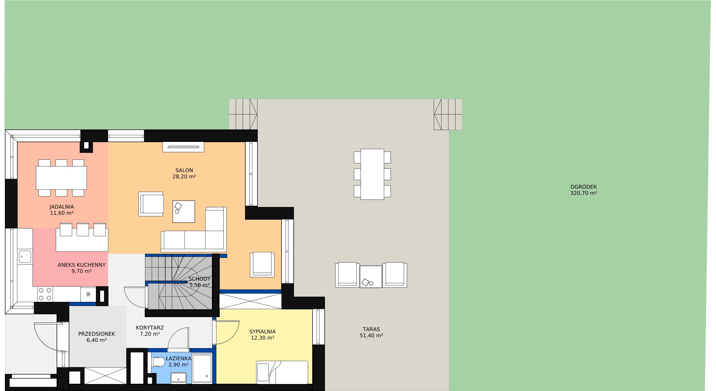 Dom i rezydencja 246,00 m², oferta nr 5.A1, Gaia Park, Konstancin-Jeziorna, Konstancin, Konstancin, ul. Torowa 1
