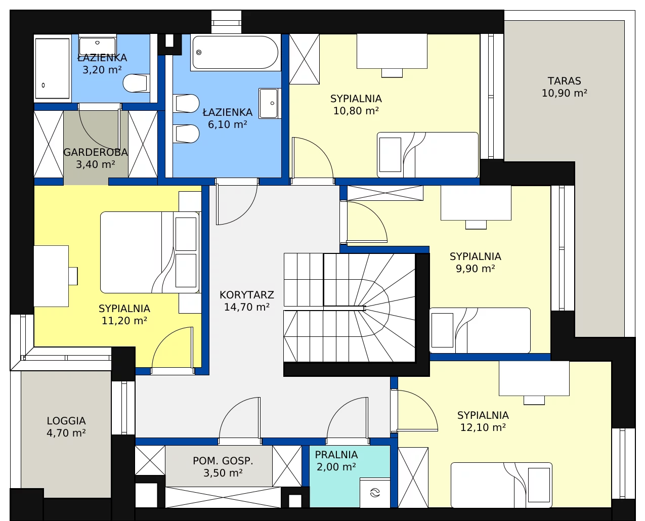 Dom i rezydencja 246,00 m², oferta nr 5.A1, Gaia Park, Konstancin-Jeziorna, Konstancin, Konstancin, ul. Torowa 1