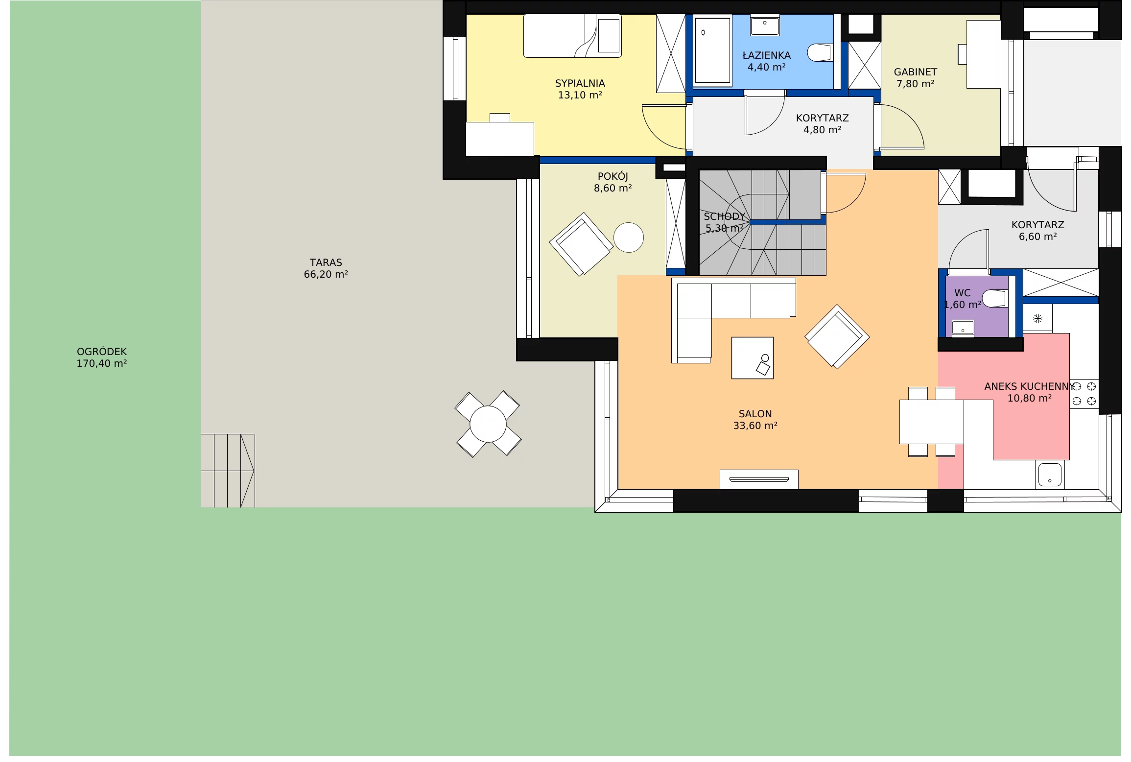 Dom i rezydencja 284,06 m², oferta nr 10.B1, Gaia Park, Konstancin-Jeziorna, Konstancin, Konstancin, ul. Torowa 1