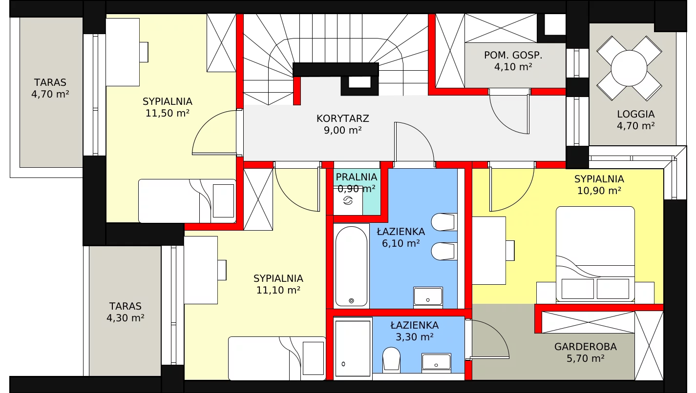 Dom i rezydencja 222,20 m², oferta nr 11.B2, Gaia Park, Konstancin-Jeziorna, Konstancin, Konstancin, ul. Torowa 1