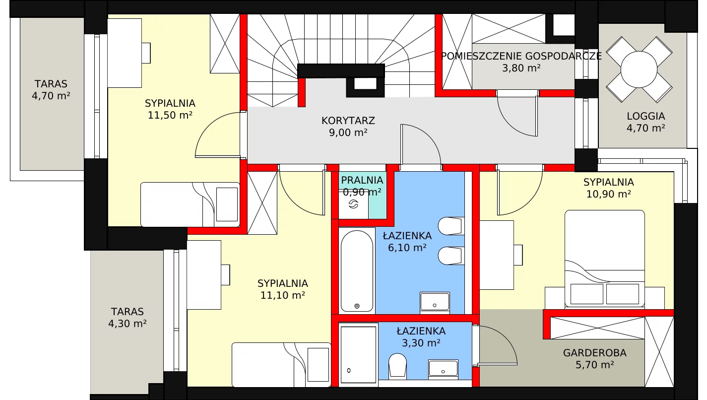 Dom 222,20 m², oferta nr 13.B2, Gaia Park, Konstancin-Jeziorna, Konstancin, Konstancin, ul. Torowa 1