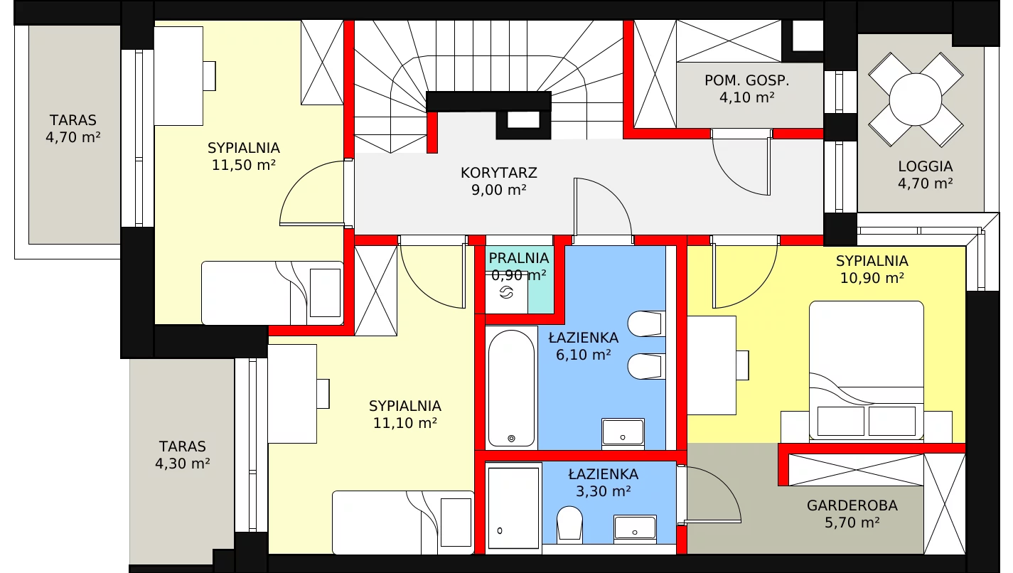 Dom i rezydencja 222,20 m², oferta nr 15.B2, Gaia Park, Konstancin-Jeziorna, Konstancin, Konstancin, ul. Torowa 1