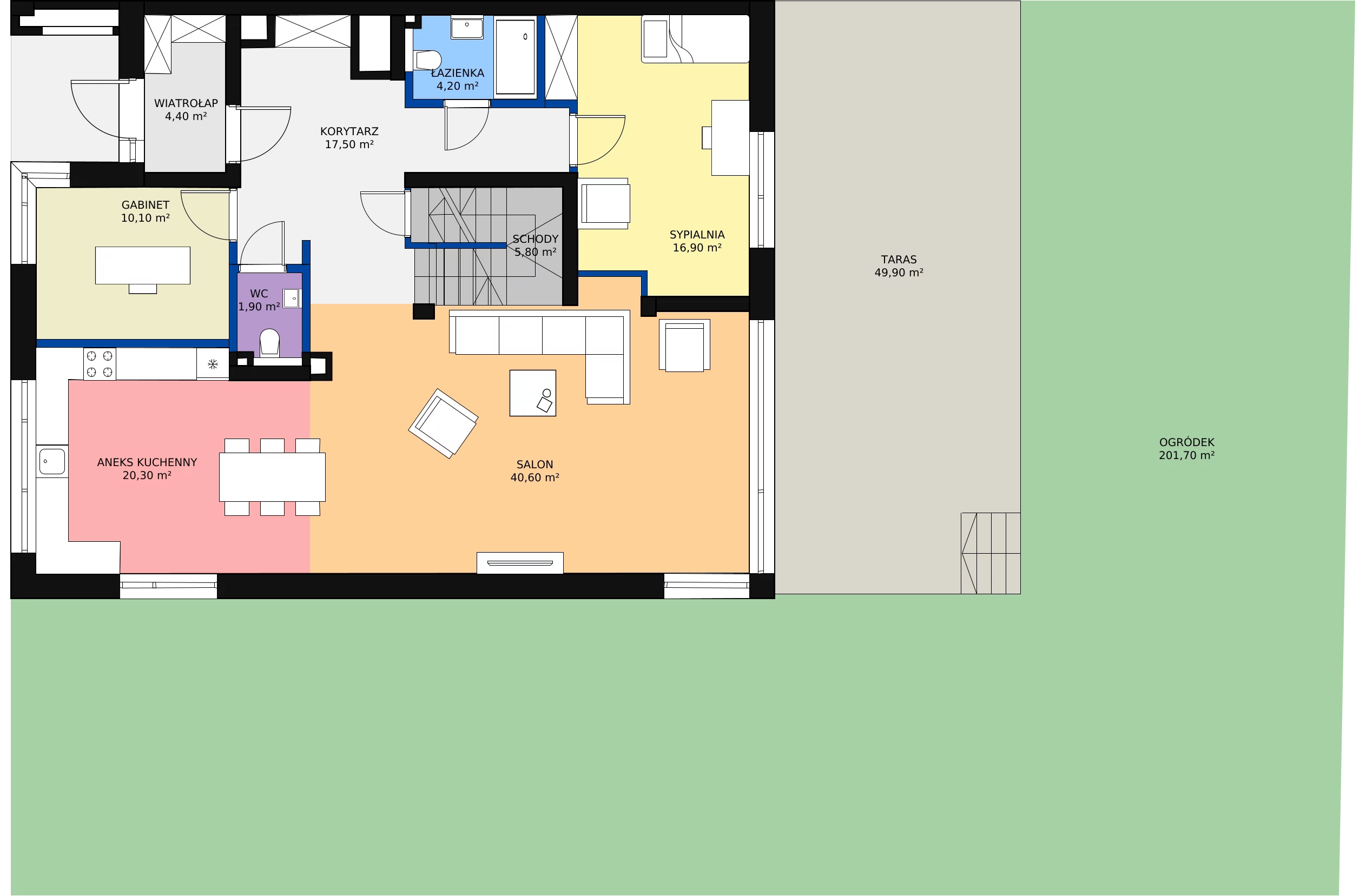 Zalety domu i rezydencji 341.98 m², 19.C