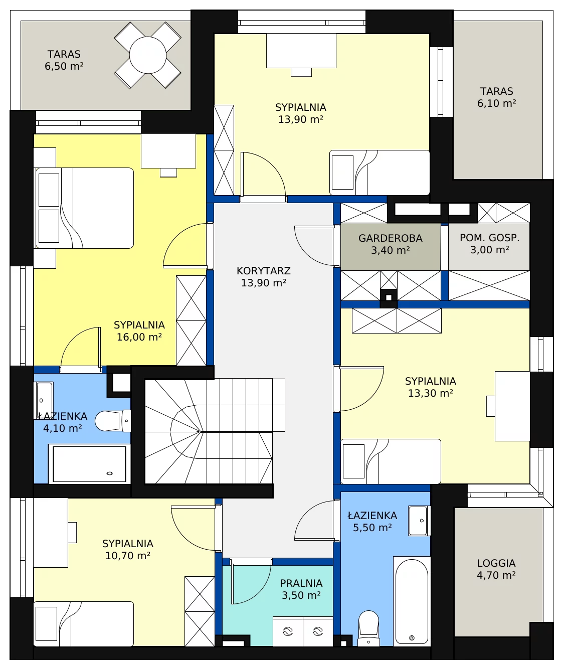 Dom i rezydencja 293,42 m², oferta nr 28.D, Gaia Park, Konstancin-Jeziorna, Konstancin, Konstancin, ul. Torowa 1