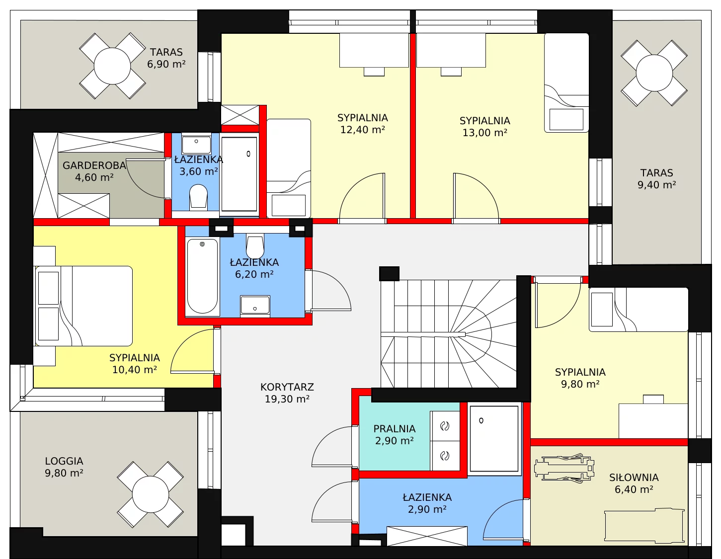 Dom i rezydencja 339,60 m², oferta nr 26.C, Gaia Park, Konstancin-Jeziorna, Konstancin, Konstancin, ul. Torowa 1