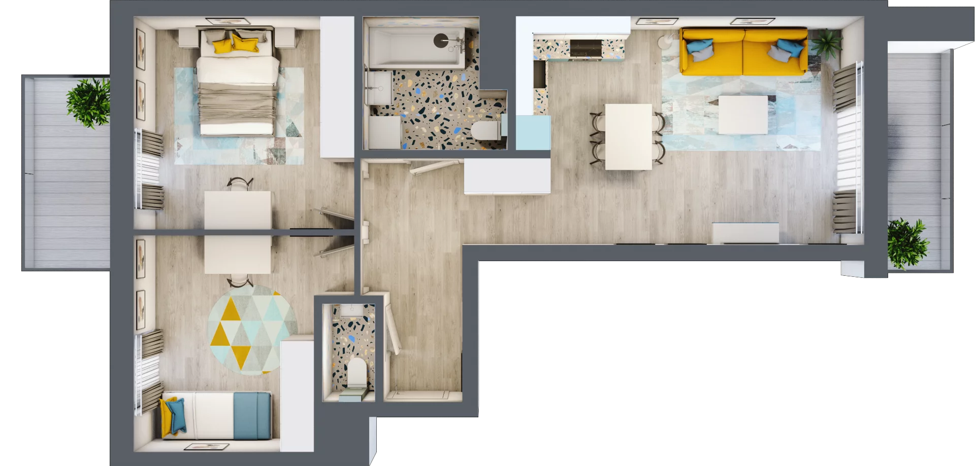 3 pokoje, mieszkanie 65,35 m², piętro 5, oferta nr B.E141, Miasto Polskich Mistrzów Olimpijskich - Paryż, Mysiadło, ul. Olimpijska
