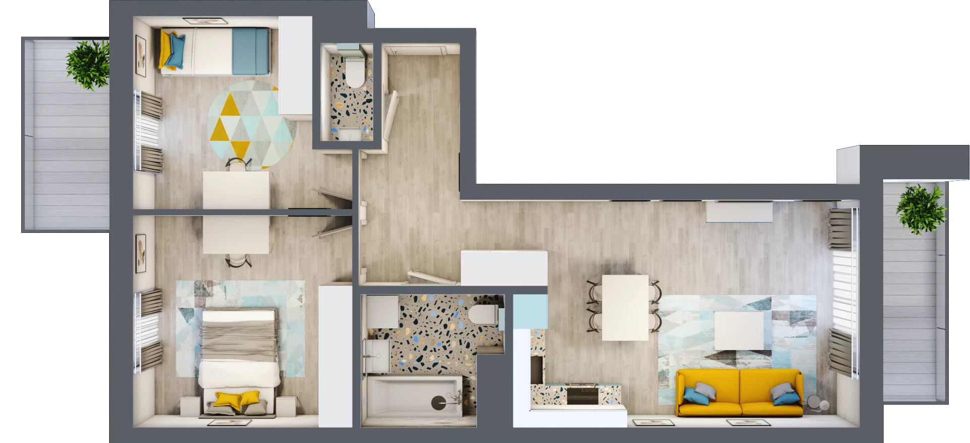 3 pokoje, mieszkanie 64,12 m², piętro 5, oferta nr B.E144, Miasto Polskich Mistrzów Olimpijskich - Paryż, Mysiadło, ul. Olimpijska