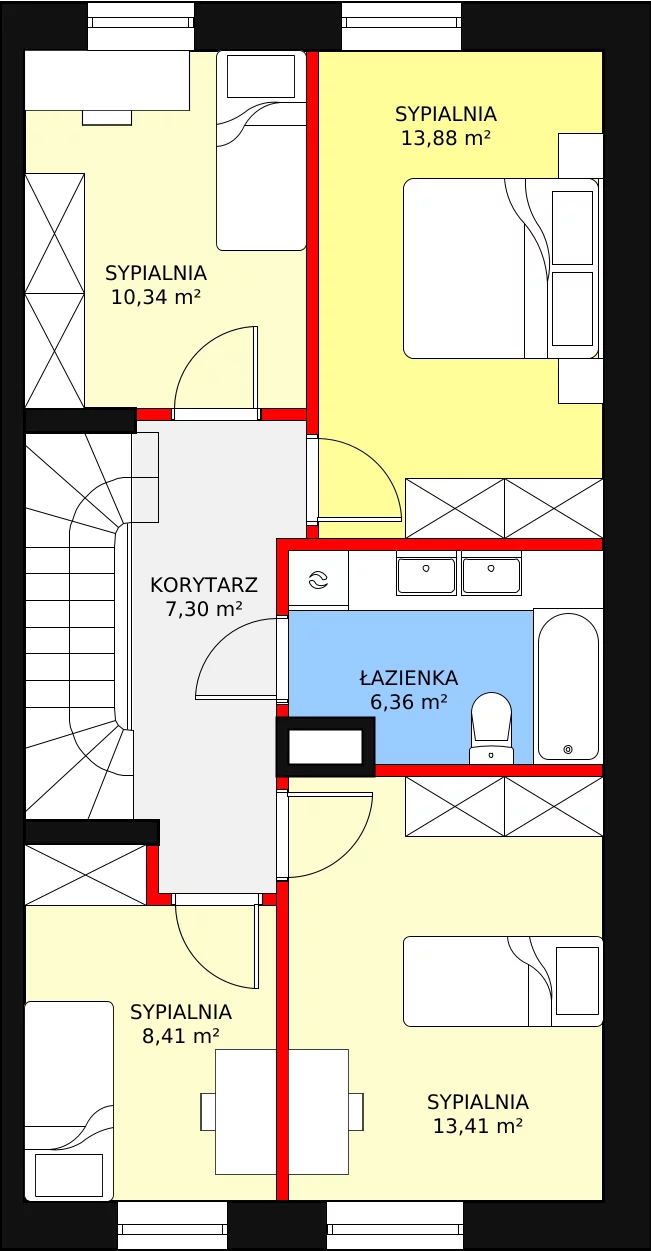 Dom 119,28 m², oferta nr 10A, Brzoskwiniowe Południe, Mokronos Dolny, ul. Brzoskwiniowa