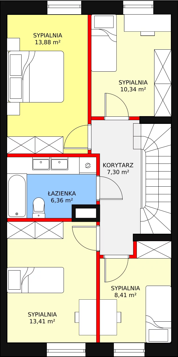 Dom 119,28 m², oferta nr 6B, Brzoskwiniowe Południe, Mokronos Dolny, ul. Brzoskwiniowa