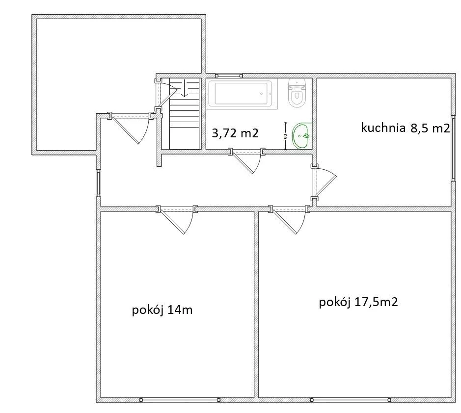Dom i rezydencja 77,00 m², oferta nr , A-D497743, Kobyłka