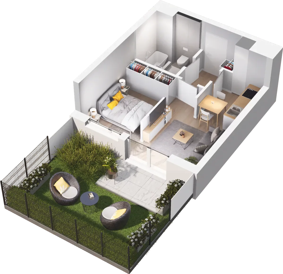 1 pokój, mieszkanie 29,58 m², parter, oferta nr 3/95, Osiedle Prystora, Warszawa, Ursus, Skorosze, ul. Prystora