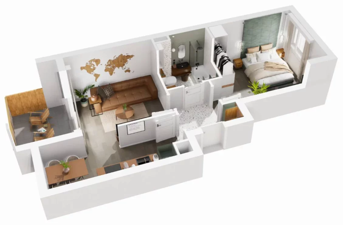 2 pokoje, mieszkanie 46,38 m², piętro 6, oferta nr 8/1244, Nowy Grabiszyn 8, Wrocław, Grabiszyn-Grabiszynek, Fabryczna, ul. Miedziana
