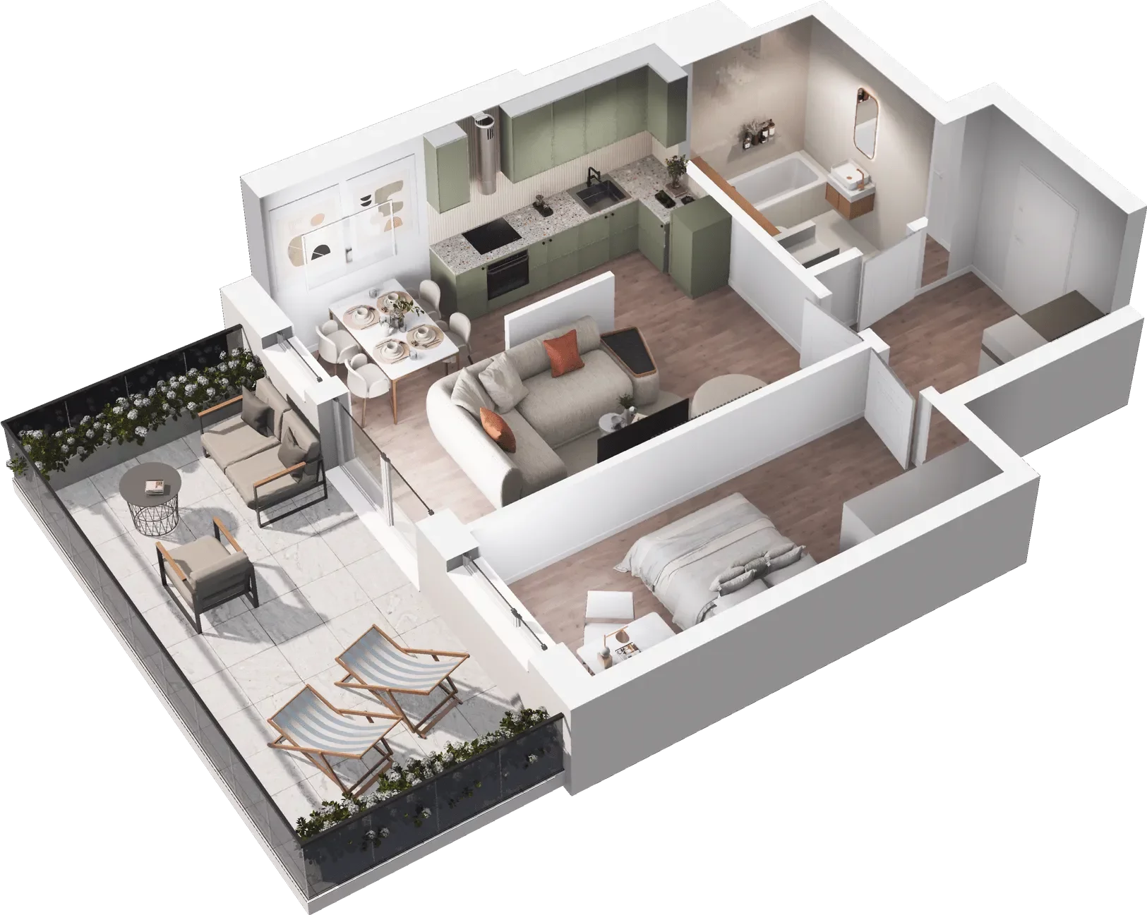 2 pokoje, mieszkanie 47,72 m², piętro 1, oferta nr 6/966, Nowy Grabiszyn 6, Wrocław, Grabiszyn-Grabiszynek, Fabryczna, ul. Miedziana