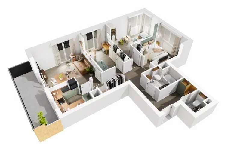 4 pokoje, mieszkanie 75,69 m², piętro 6, oferta nr 8/1243, Nowy Grabiszyn 8, Wrocław, Grabiszyn-Grabiszynek, Fabryczna, ul. Miedziana