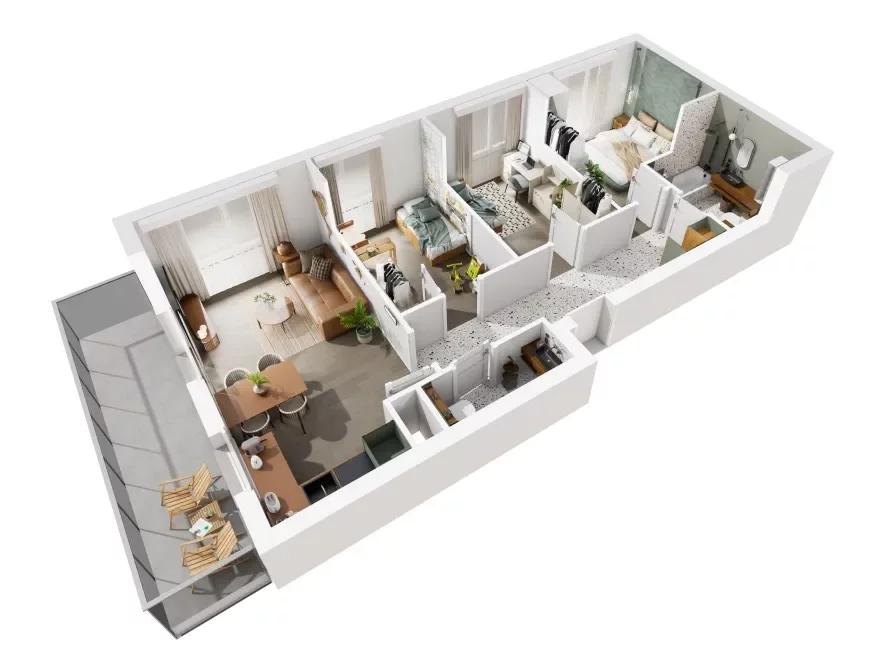 4 pokoje, mieszkanie 70,32 m², piętro 5, oferta nr 8/1295, Nowy Grabiszyn 8, Wrocław, Grabiszyn-Grabiszynek, Fabryczna, ul. Miedziana