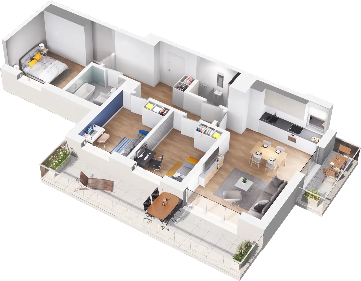 4 pokoje, mieszkanie 75,92 m², piętro 2, oferta nr 1/59, Osiedle Prystora, Warszawa, Ursus, Skorosze, ul. Prystora