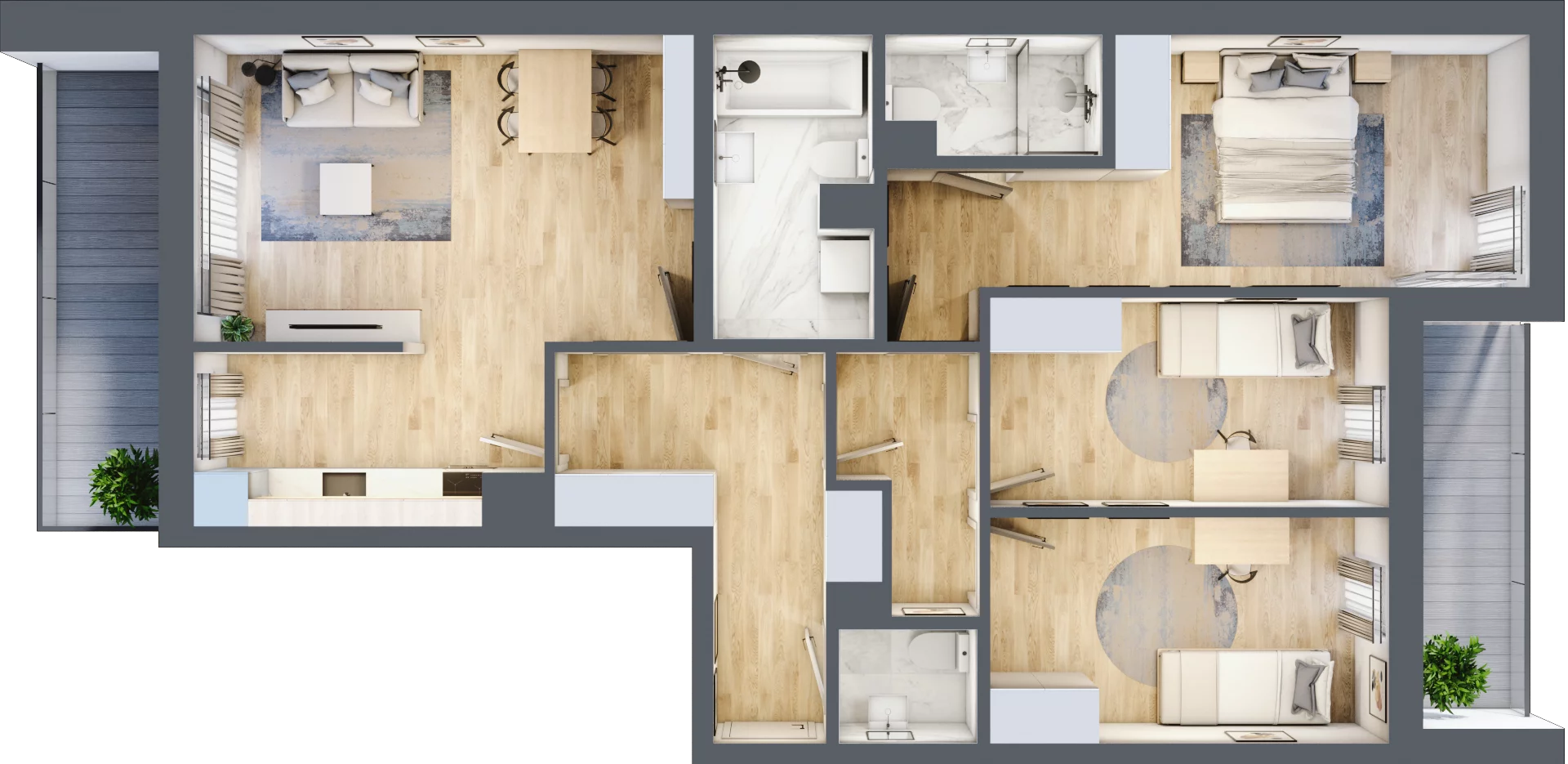 4 pokoje, apartament 92,15 m², piętro 4, oferta nr 136, Kamienica Przy Kinie, Poznań, Jeżyce, Jeżyce, ul. Henryka Dąbrowskiego 31