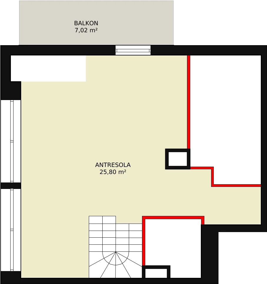 Mieszkanie 85,04 m², piętro 2, oferta nr A-17, Aalto, Gdańsk, Wrzeszcz, ul. Ogrodowa