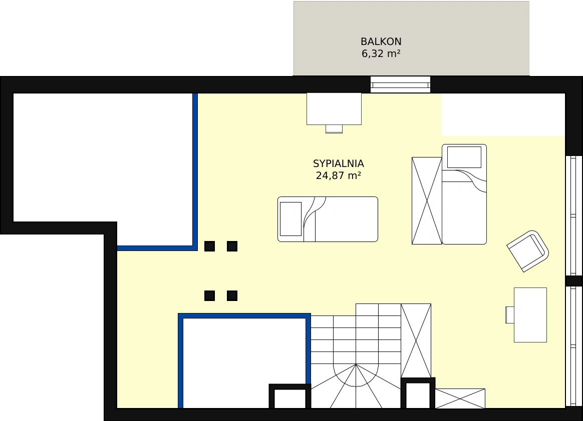 3 pokoje, mieszkanie 84,32 m², piętro 2, oferta nr E/11, Aalto, Gdańsk, Wrzeszcz, ul. Ogrodowa