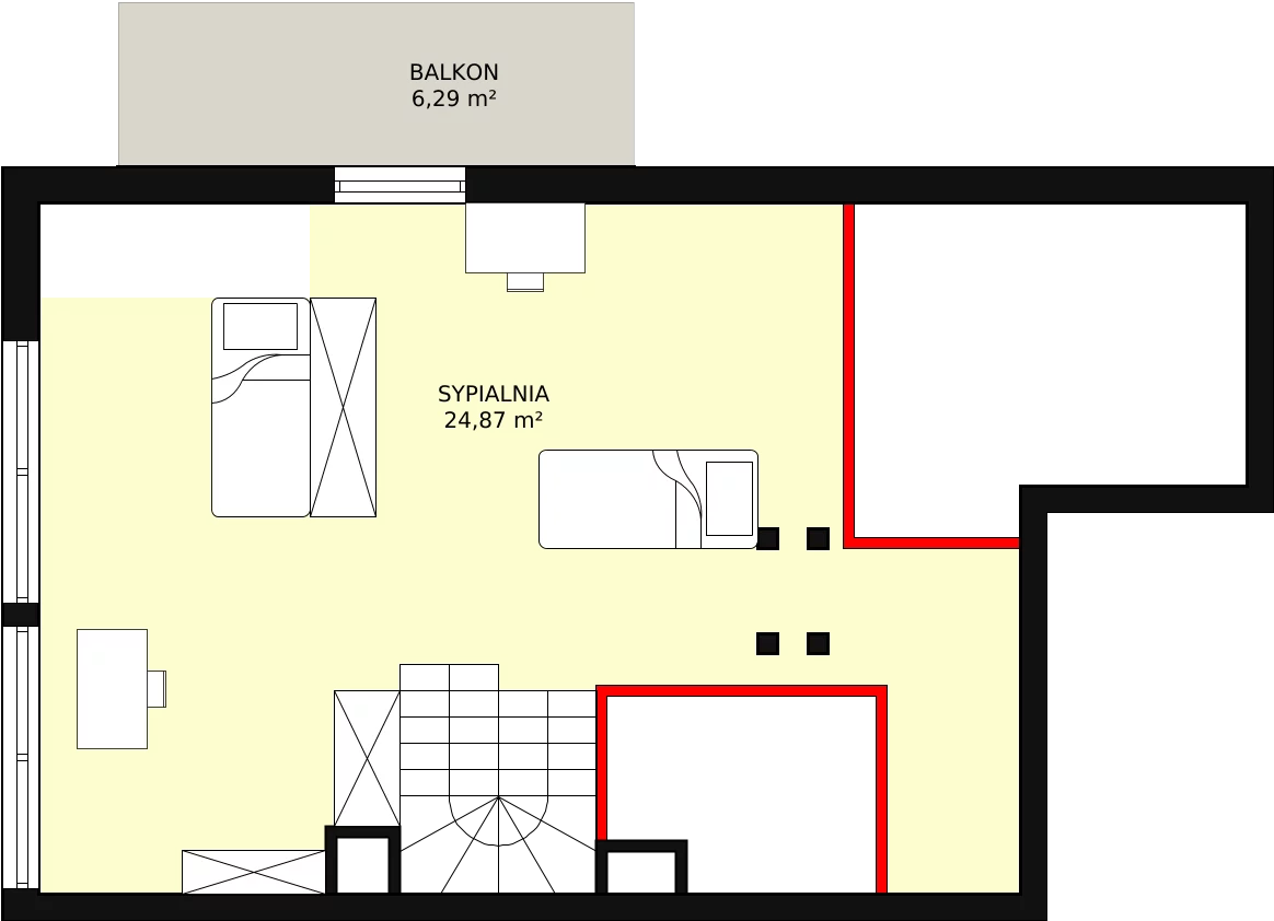 Mieszkanie 85,96 m², piętro 2, oferta nr F-12, Aalto, Gdańsk, Wrzeszcz, ul. Ogrodowa