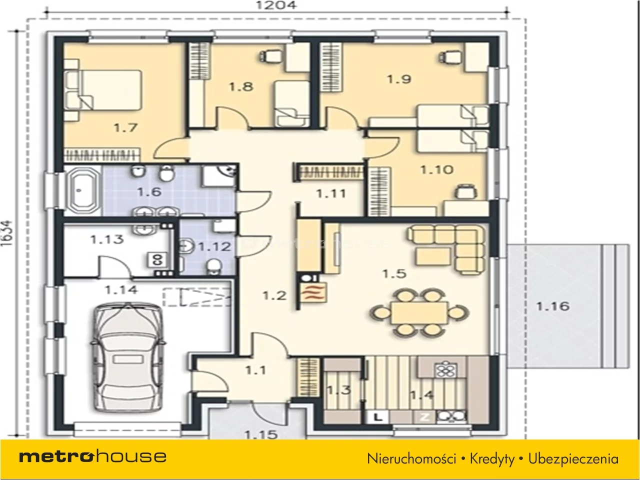 Dom 130,00 m², oferta nr , RAPU036, Zławieś Mała