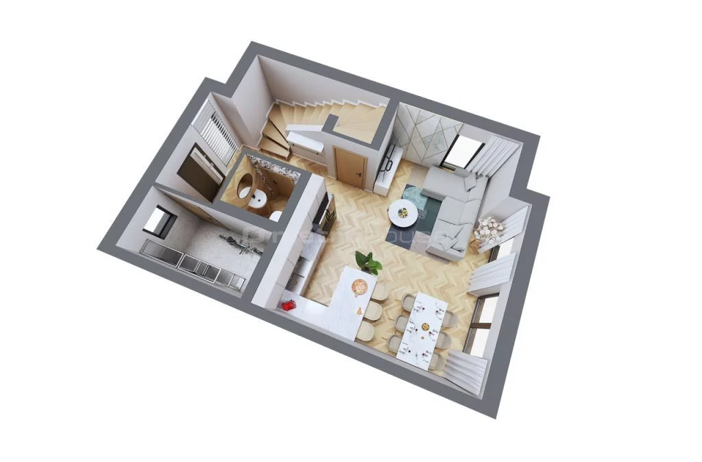 Dom 93,97 m², oferta nr , SDRIHY239, Rąbień AB, Przyjazna