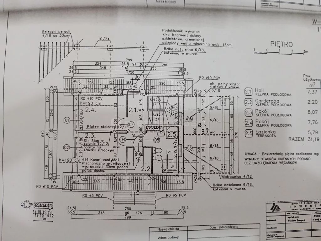 Dom 67,00 m², oferta nr , SDFUZI316, Stawinoga