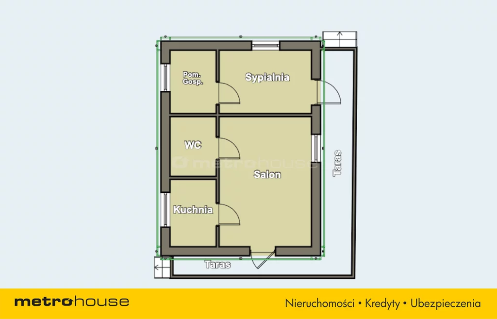 Dom 46,50 m², oferta nr , SDKOJI954, Wola Korytnicka