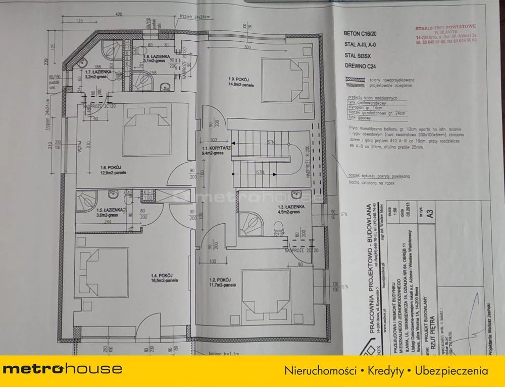 Dom 810,00 m², oferta nr , SDJOHU254, Iława, Sienkiewicza