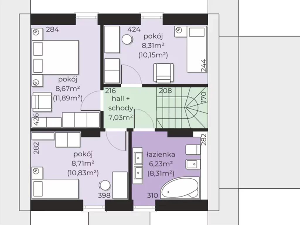 Dom 89,26 m², oferta nr , SDKANU844, Tarnobrzeg, Adama burdy