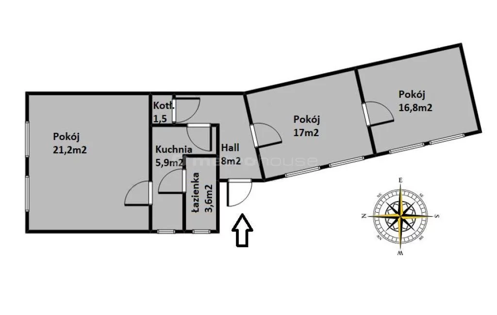 Dom 74,00 m², oferta nr , PYWO770, Inowrocław
