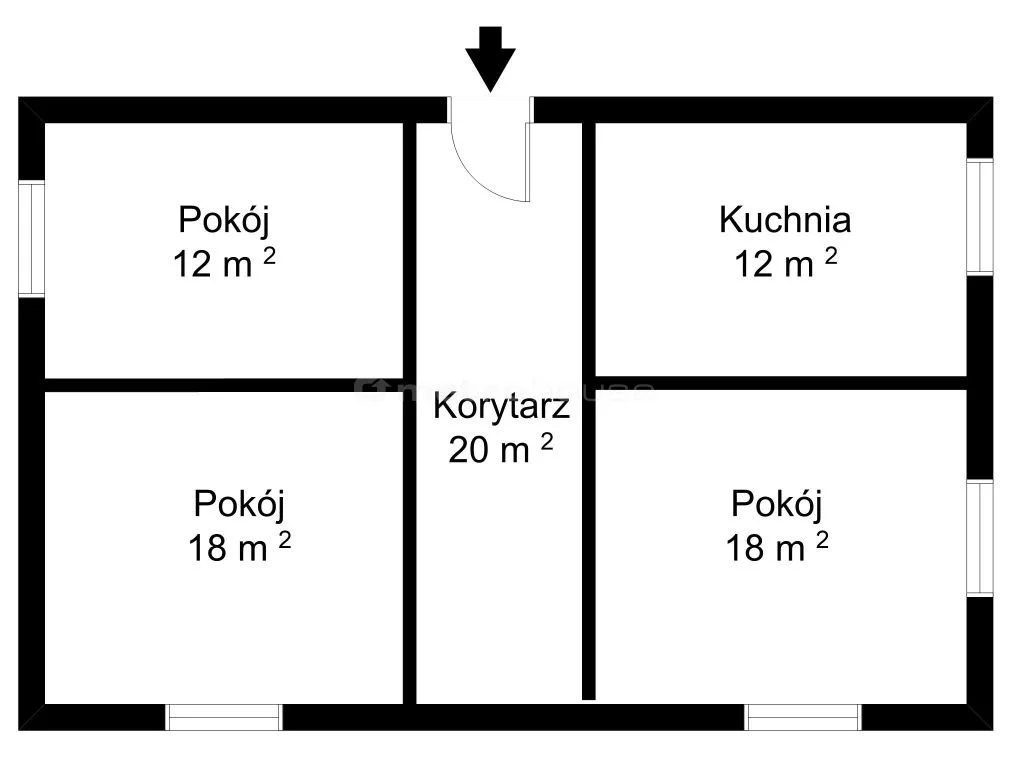 Dom 80,00 m², oferta nr , FOFE035, Kisielew
