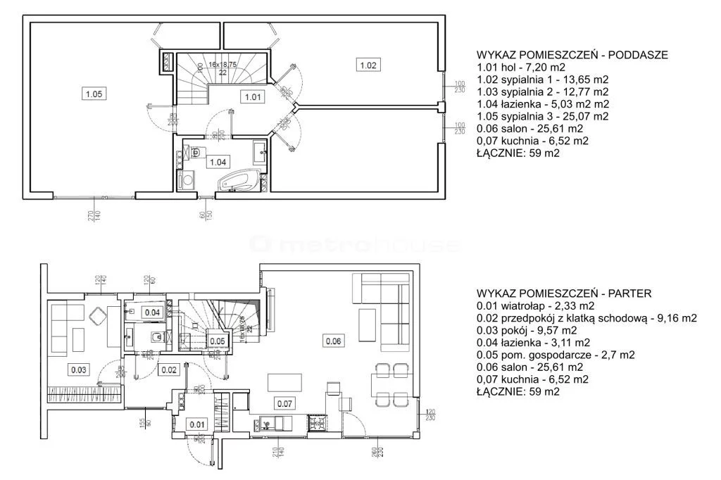 Dom 104,00 m², oferta nr , SDTIZO681, Ostrołęka, Kutrzeby