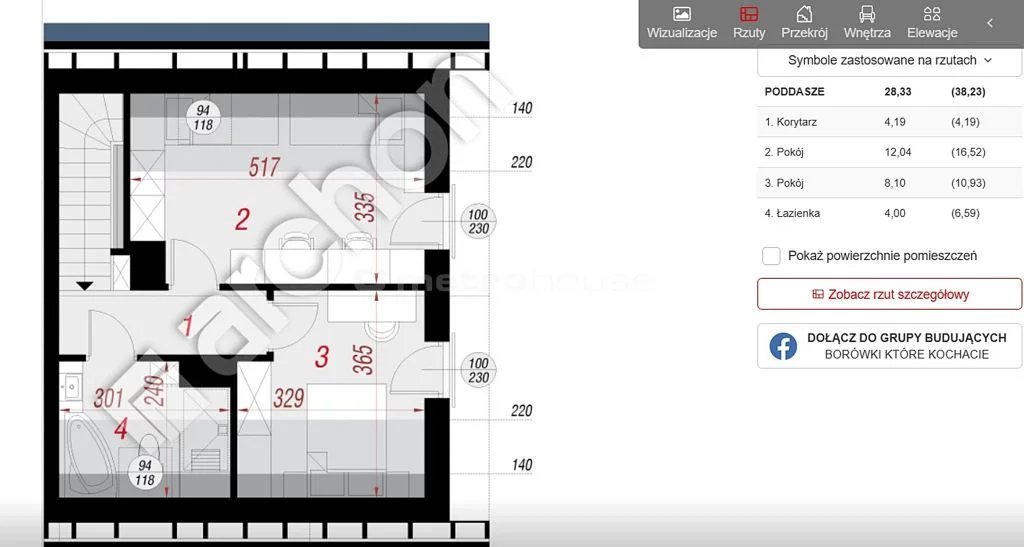 Dom i rezydencja 82,45 m², oferta nr , SDHEHU969, Jastrzębia Góra, Maślakowa