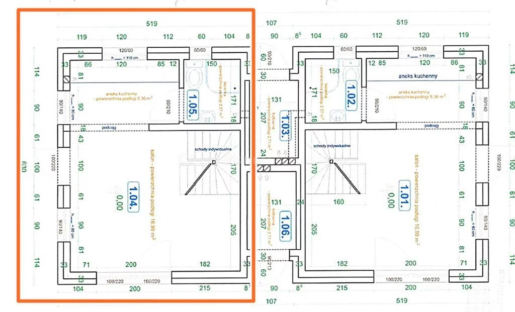 Dom i rezydencja 54,08 m², oferta nr , SDVIHO937, Ostrowo, Obozowa